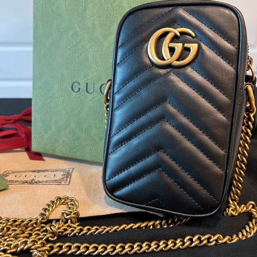 AUTHENTIC GUCCI MARMONT MINI BAG